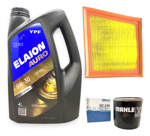 Aceite Elaion F50 + Filtros Ford Ecosport Ka Fiesta Kinetic 0