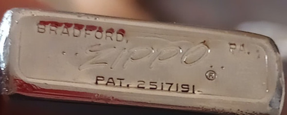 Encendedor Zippo 1962  Bradford   Serie 2517191  Colección 1