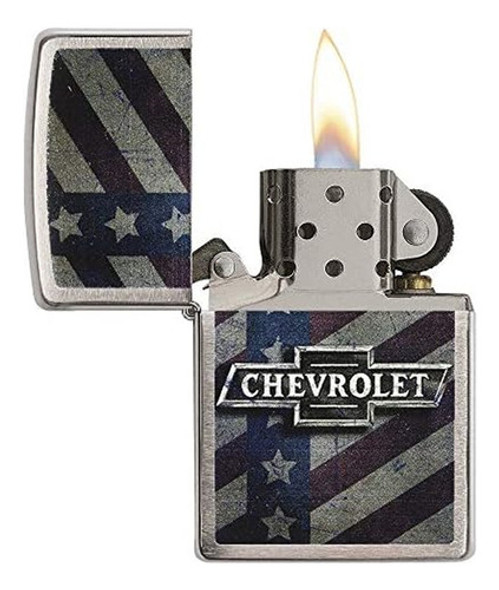 Encendedor Zippo Chevy Chevrolet + Estuche Eeuu Original 1 Encendedor Zippo Chevy Chevrolet + Estuche Eeuu Original 1
