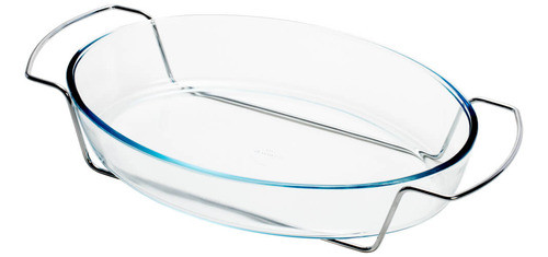 Refrátario Sem Tampa Com Suporte Aramado De Aço Inox 36x23cm 0