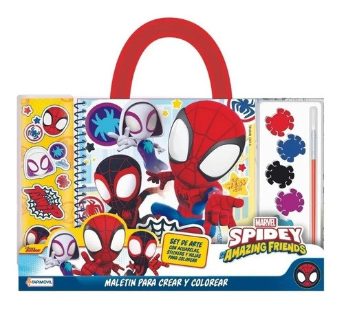 Spidey Y Sus Amigos Maletin Para Crear Y Colorear Tapimovil 0