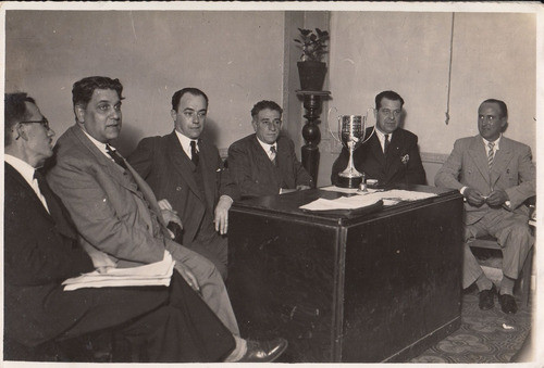 1942 Liga Futbol Barrio Reducto Fotografia Mesa Directiva 0