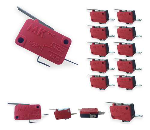 8 Microswitch P/ Comando (8 Unidades) 0