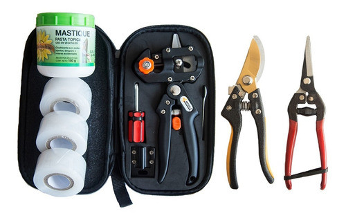Tijera Injertadora+3 Rollos+pasta+tijeras Poda Y Recolección 0