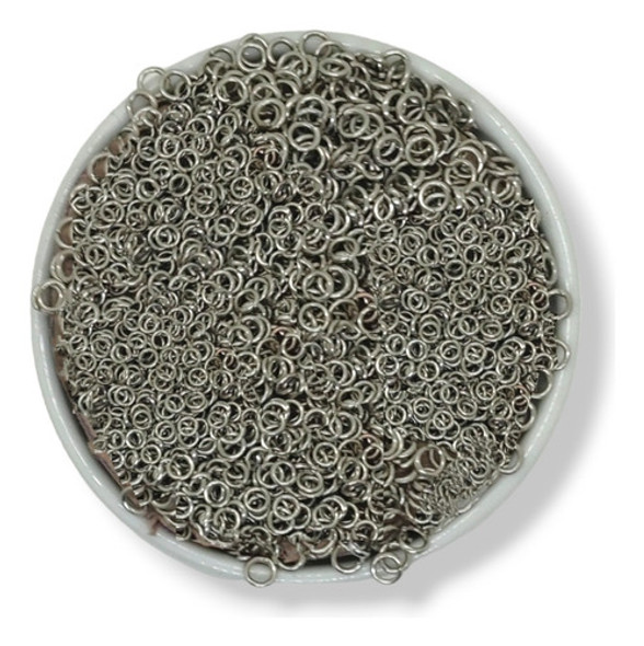 Argolla Argollita Arandela Platead 4mm 10gr 220u Armar Bijou 0