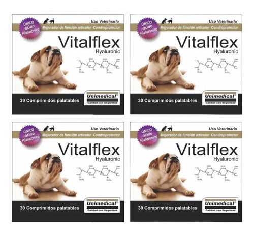 Vitalflex 4 Cajas / 120 Comprimidos + Envio + Regalo 0