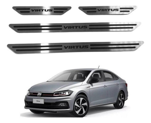Soleira Protetora Aço Volkswagen Virtus Esportivo 2018/2023 0