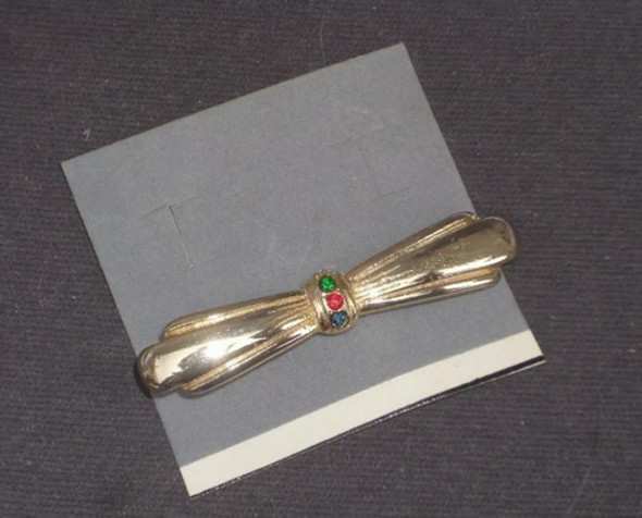 Antiguo Prendedor Broche Metal Dorado Bañado En Oro C°888gfr 1