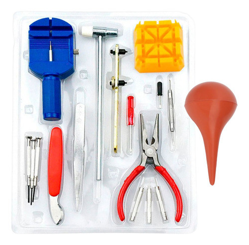 Kit Relojoeiro Ferramenta Manutenção + Soprador De Poeira 0