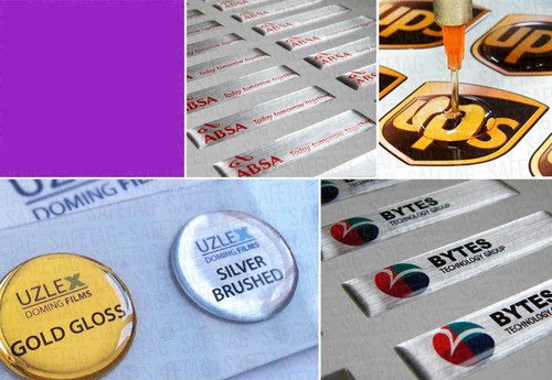 Etiquetas 3d Con Cuerpo Relieve Domes Resina Baja Pliego Sa3 1