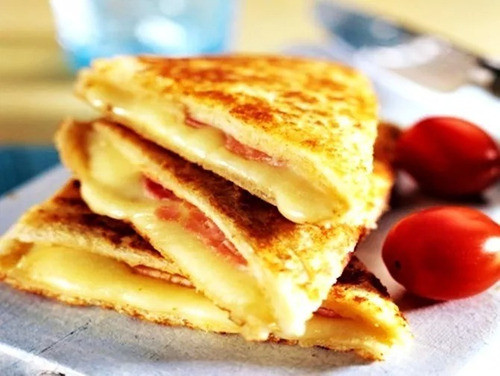 Sandwichera Manual X1 Aluminio Fundicion Para Hornalla 1