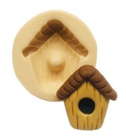 Molde De Silicone Casinha De Passarinhos #1 0