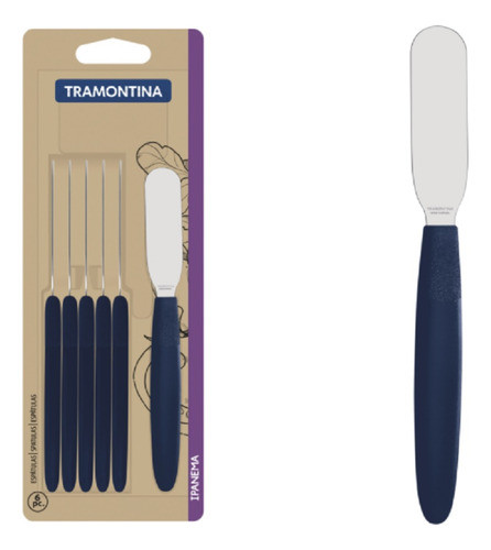 Espatula Ipanema Para Untar X 6 Azul Tramontina 0