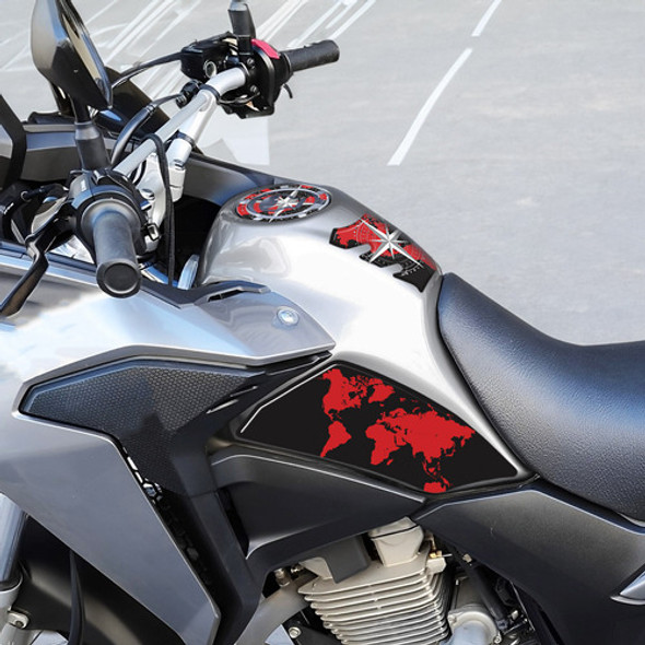 Adesivos Honda Xre 300 2016 Protetor Resinado Preto Vermelho 1