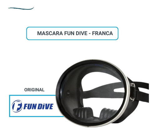Mascara Franca De Mergulho Original Fun Dive 1