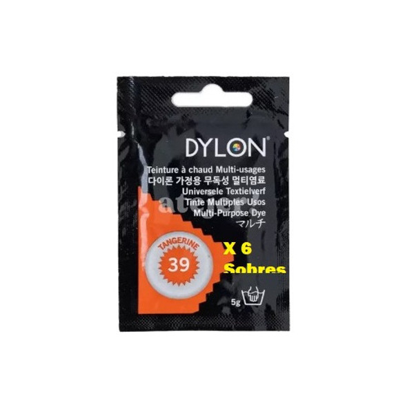 Anilina Dylon Tinte 6 Sobres X 5 Gr C/u  Oferta 0