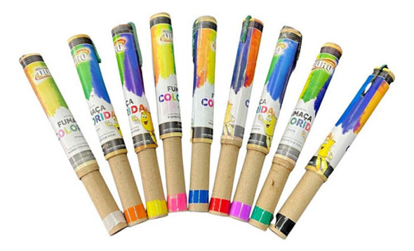 Fumaça Colorida Bastão 20mm (6 Unids) Chá Revelação-futebol 0