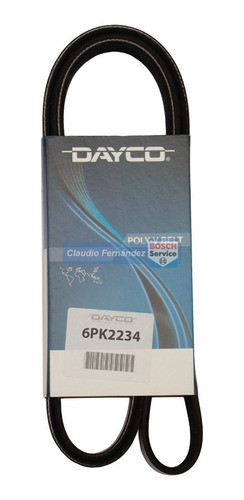 Correa Poly-v Dayco Vw Gol Country 1.6 2004 2005 2006 Unf 0