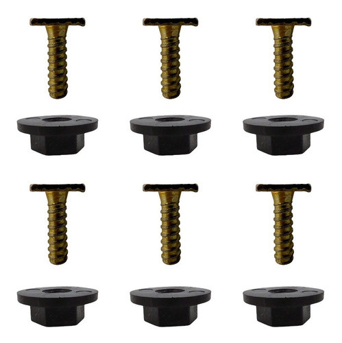 Tornillo Y Tuerca Moldura Guardabarro X6 Chevrolet Corsa Ii 0