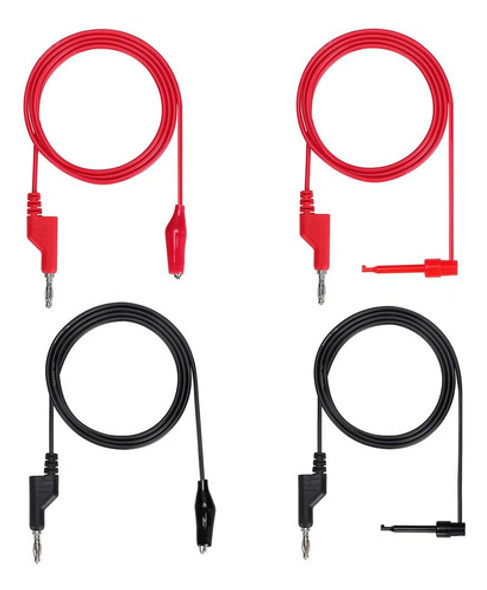 Juego De Cables De Prueba De Multímetro Sumnacon: Conector B 0