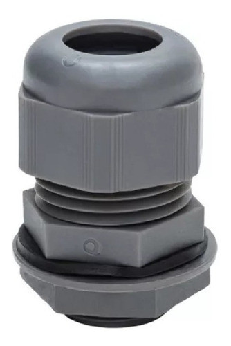 Prensacable Nylon Gris 1/2  Bsc C/tuerca C/arandela 0