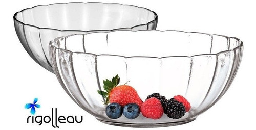 Ensaladera Bowl 17 Cm Vidrio Rigolleau Primavera 1000ml 1