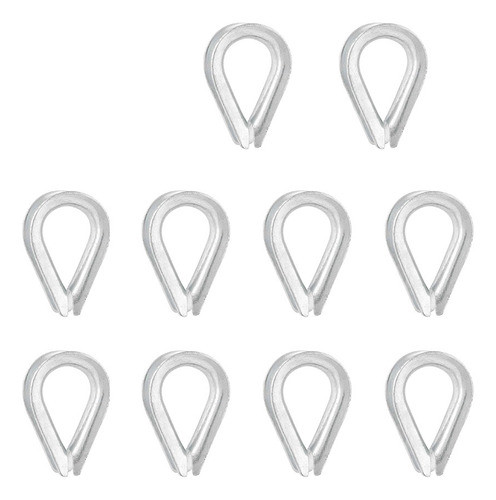 Kit 10 Sapatilhas Leves Para Cabo De Aço 3/8  - Vonder 0