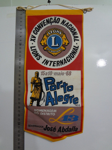 Flâmula Lions Club 15º Convenção Nacional  Porto Alegre 1968 0