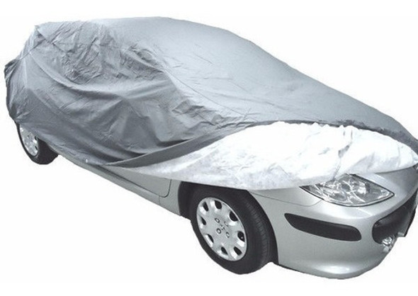 Funda Cubre Coche Auto Afelpado Impermeable Premium Talle S 1