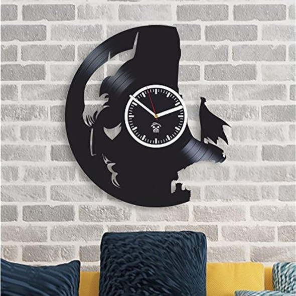 Cara De Batman - Reloj De Pared De Vinilo Con Imagen De Un S 0