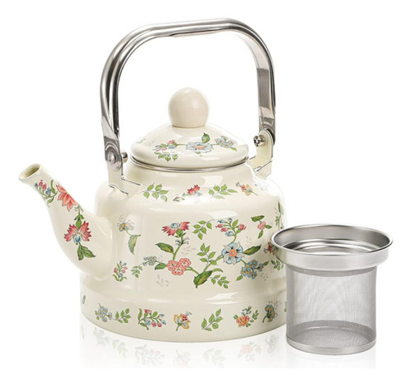 ~? Hervidor De Té De Esmalte Jucoan De 1.8 Cuartos, Hervidor 0