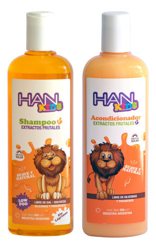 Han Shampoo + Enjuague Kids Nenes Extractos Naturales 0
