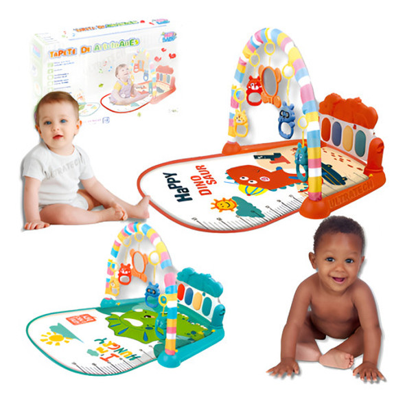 Tapete Interativo Infantil Portátil Musical Acolchoado Fofo 0