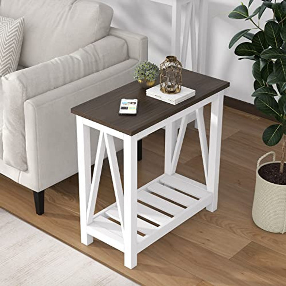 Mesa Auxiliar De Estilo Granja, Mesa Auxiliar Estrecha ... 0