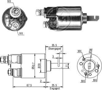 Solenoide O Automatico Honda Accord 12v Zm 606 0