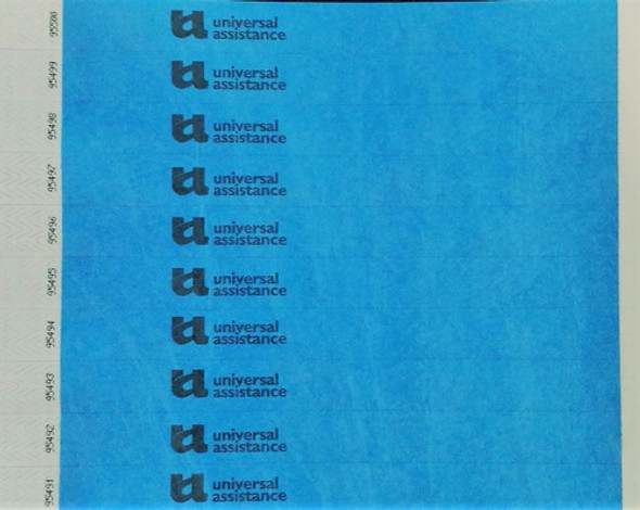 Pulseras Identificacion Impresas Tyvek X 50u Eventos Boliche 0