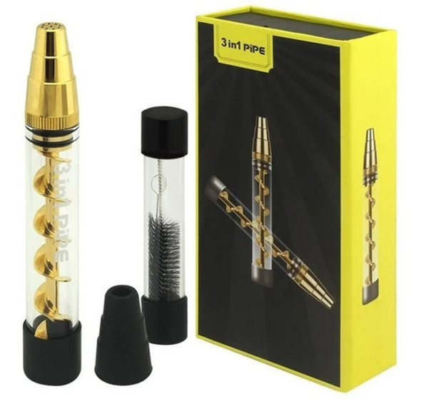 Twisty Glass Blunt 7 Pipe Pipa Turbina Vidrio El Mejor Preci 0