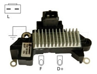 Regulador Alternador Indiel Volkswagen Gol Iii 0