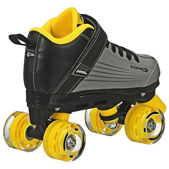 Pacer Comet Quad Kids Roller Skate, P973, Negro Sz 5 1