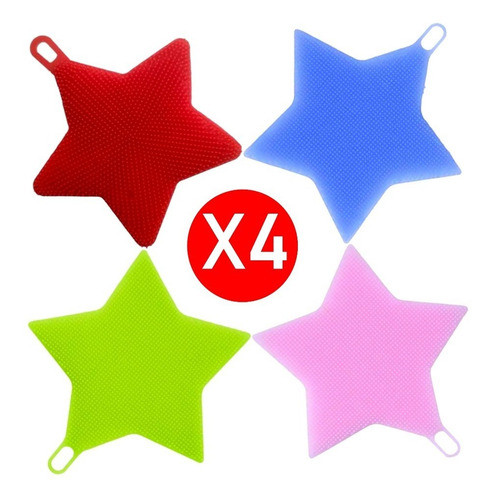 Esponja De Silicona Multiusos Mopa 40g Set X4 1