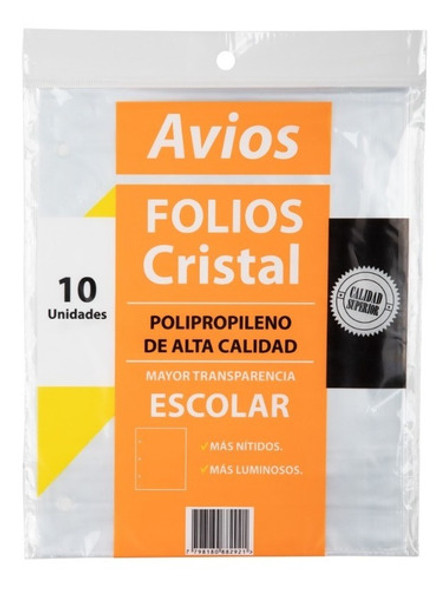 Folio Para Carpeta N3 Pp Alta Calidad 10 U X 5 Paquetes 0