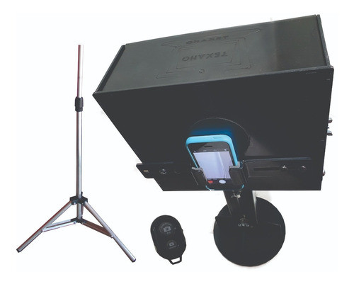Teleprompter 12.9 + Tripe+controle Si +base+adaptador De Cel 0
