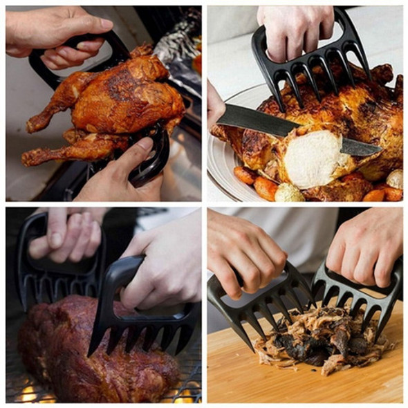 Patas De Urso Desfiador De Carne Garfo Churrasco E Cozinha 1