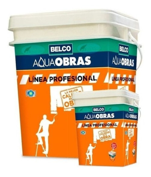 Latex Interior Exterior Belco Aquaobra Antihongos 18+4 L Fr 0