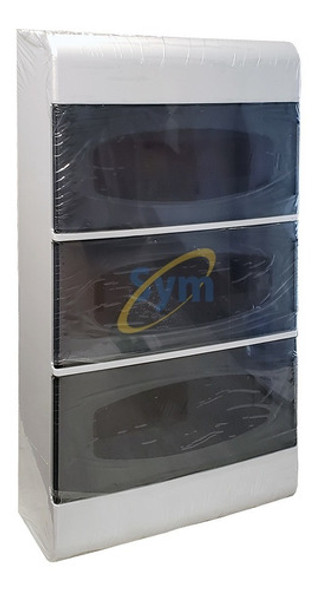 Caja Exterior Tapa Transp. 36p Din Ssb36tc Steck | Symnet 0