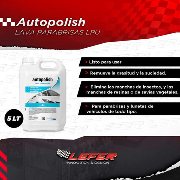 Autopolish Limpia Lava Parabrisas Para Deposito X 5 Lts 1 Autopolish Limpia Lava Parabrisas Para Deposito X 5 Lts 1