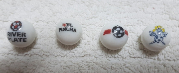 4 Canicas De Coleccion De Club De Fútbol Década Del 90 0