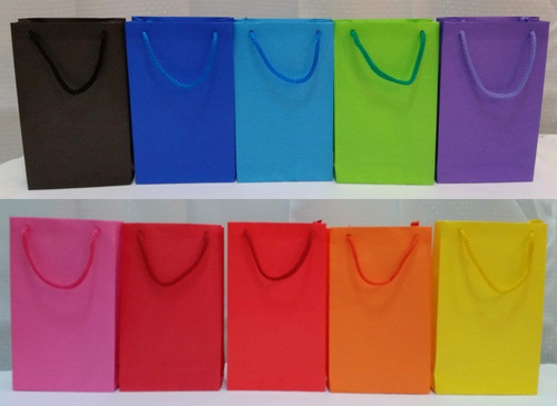 Bolsas De Papel Para Regalos, Sorpresitas  Con Asas 0