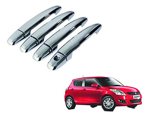 Kit 4 Cubre Manijas Cromadas Suzuki Swift 2007 2008 2009 10 0