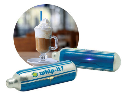 Cápsulas De Gas Para Sifón De Crema Baristas Cafeterías 24 U 0